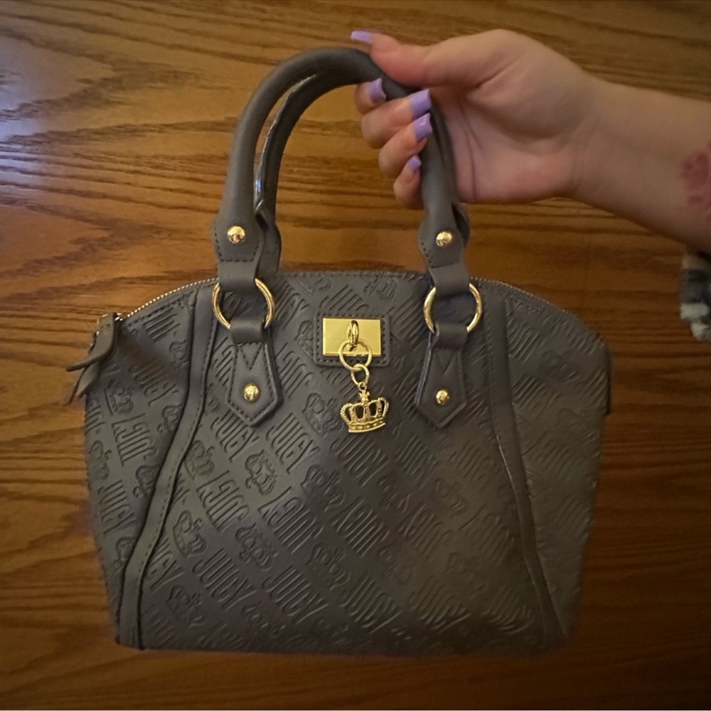 Juicy Couture Gray Satchel Bag
